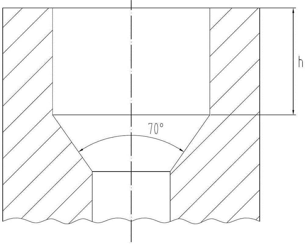 Steel ball sealing cone surface processing method