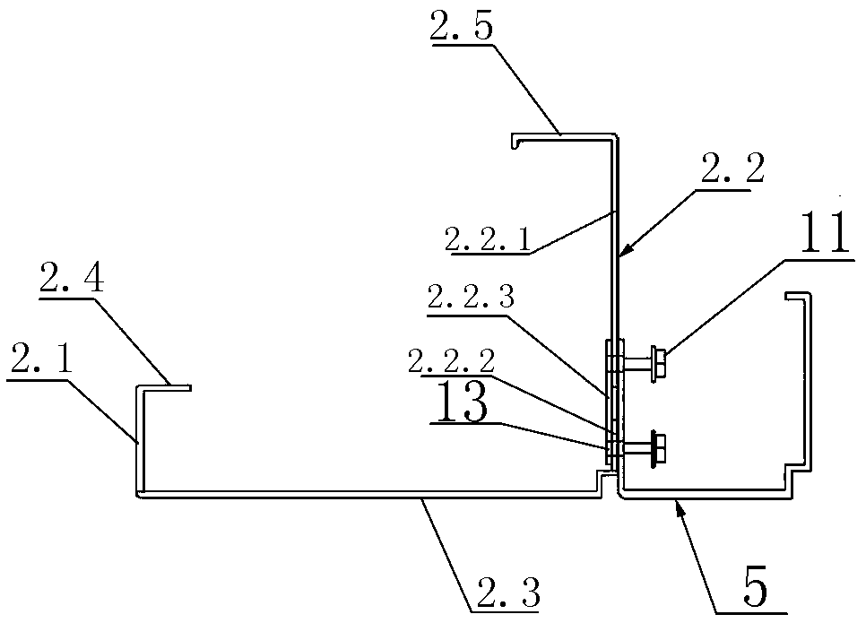 Height-adjustable suspended ceiling structure and construction method thereof