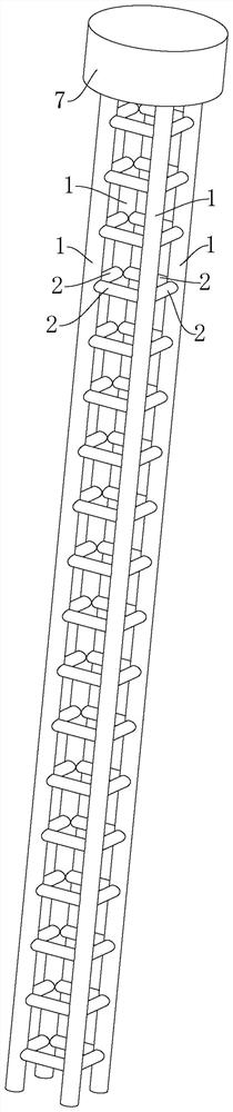 Concrete-filled steel tube bridge tower and construction method thereof