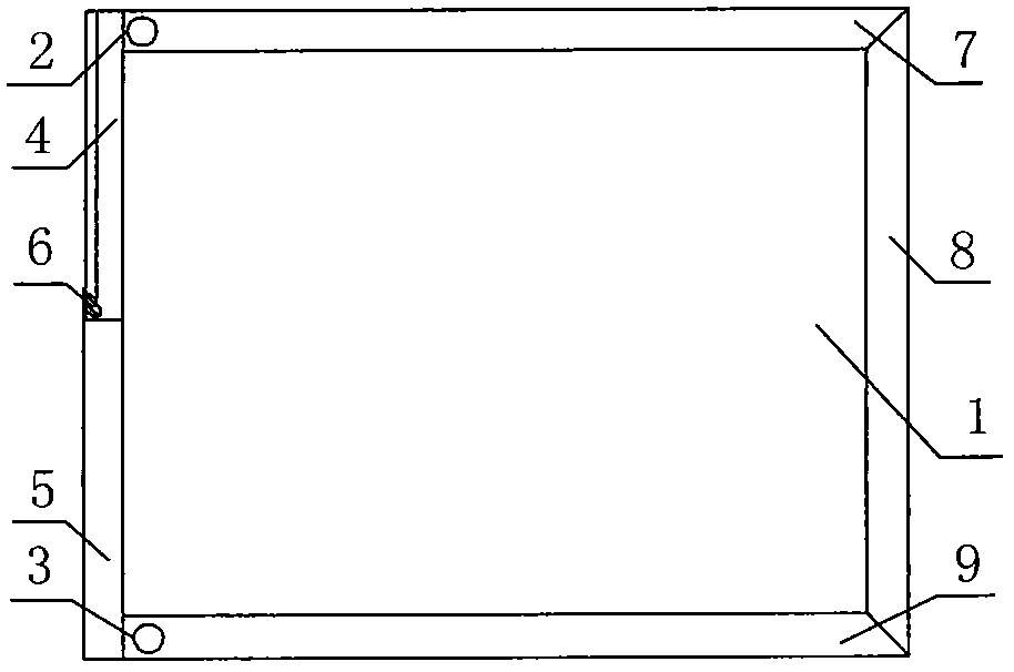 Snow blocking device designed for expressway and manufacturing method thereof