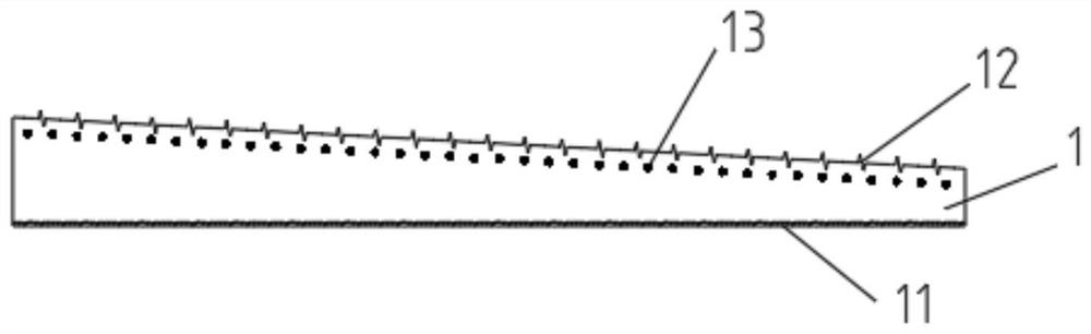 Wedge-shaped light guide plate with diffusion function and panel lamp with wedge-shaped light guide plate