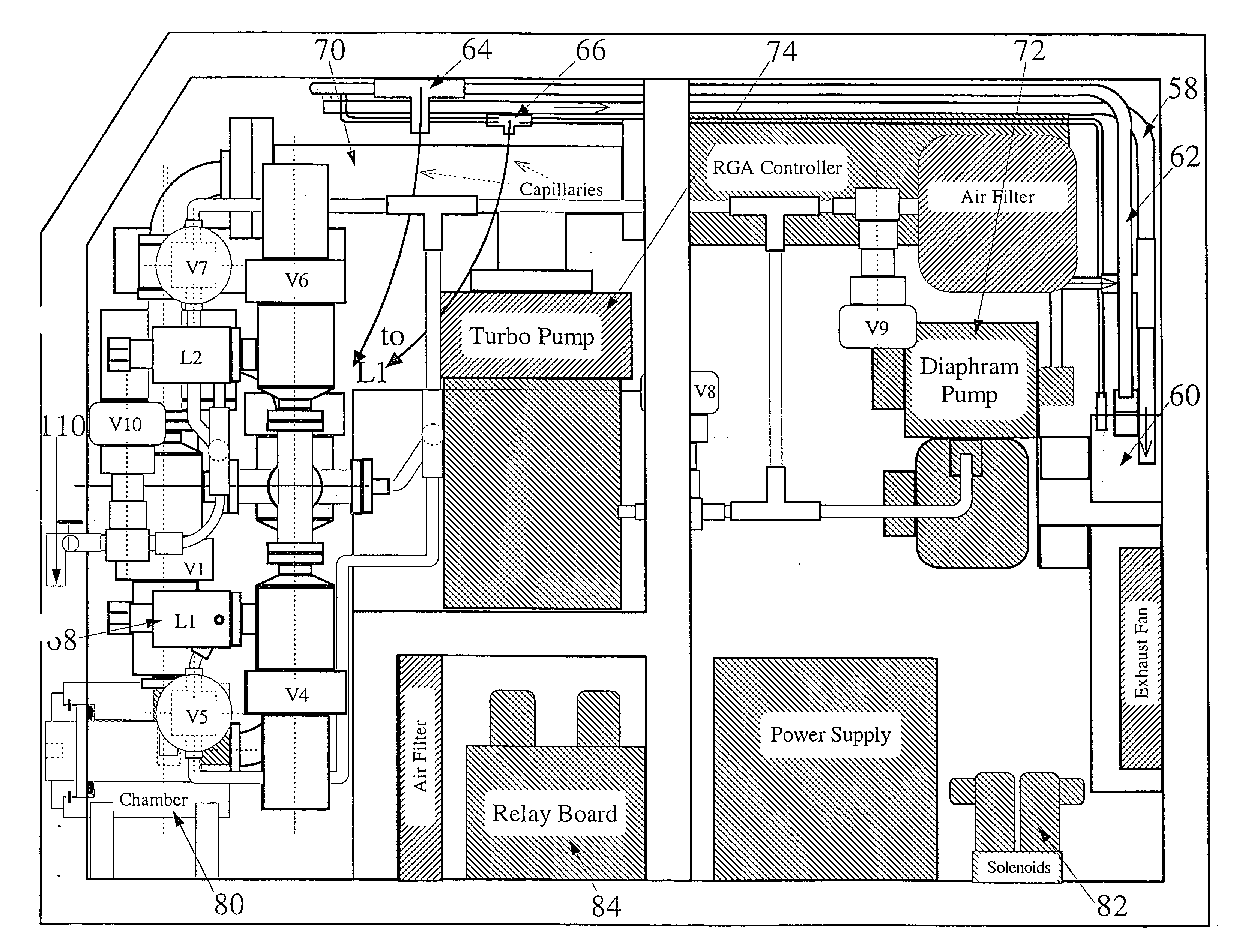 Method and apparatus for determining gas content of subsurface fluids for oil and gas exploration