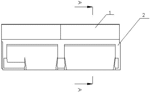 Integral linear drainage ditch