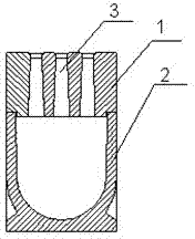 Integral linear drainage ditch