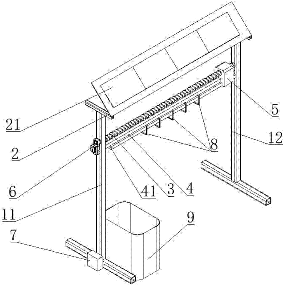 Automatic laundry rack