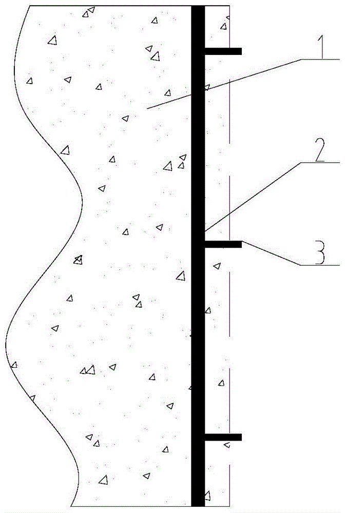 A multi-layer functional anti-corrosion concrete structure and its connection method