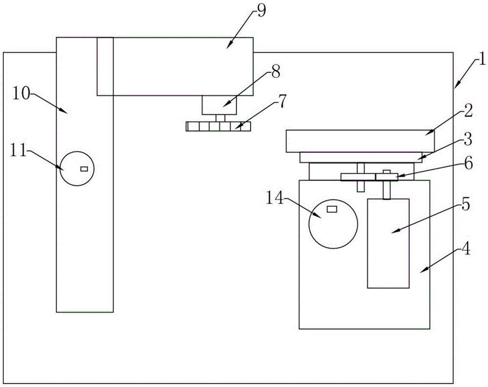 Cutting board face milling machine and cutting board face milling processing method