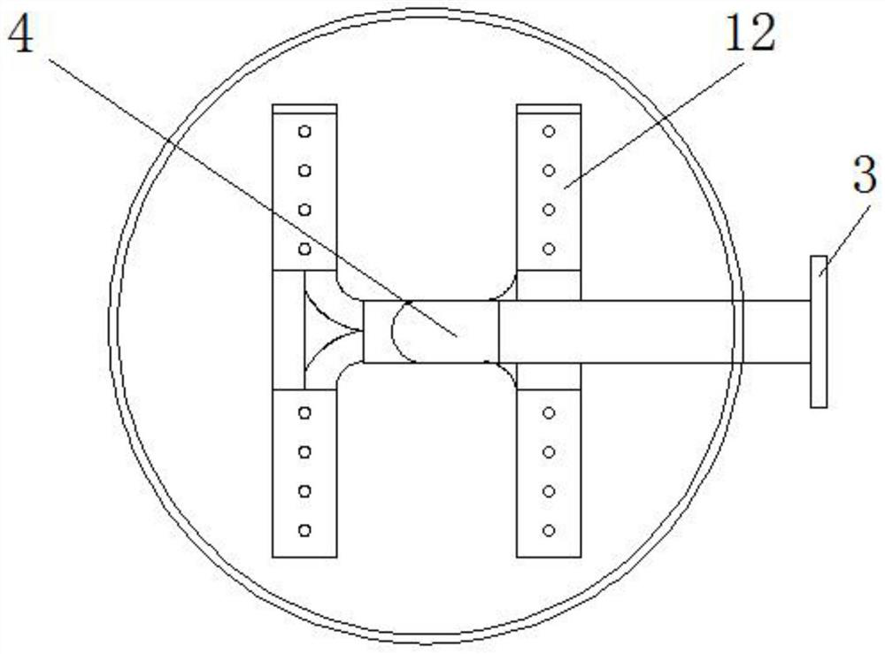 Water mixing device for domestic hot water plate type heat exchanger unit