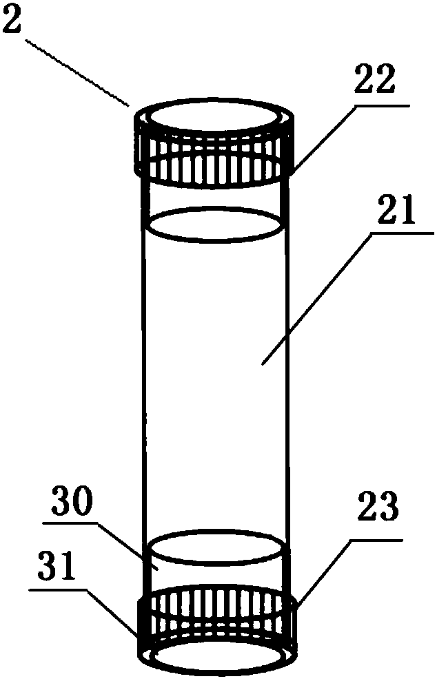 A dialysis device and a microcosm experimental device comprising the dialysis device