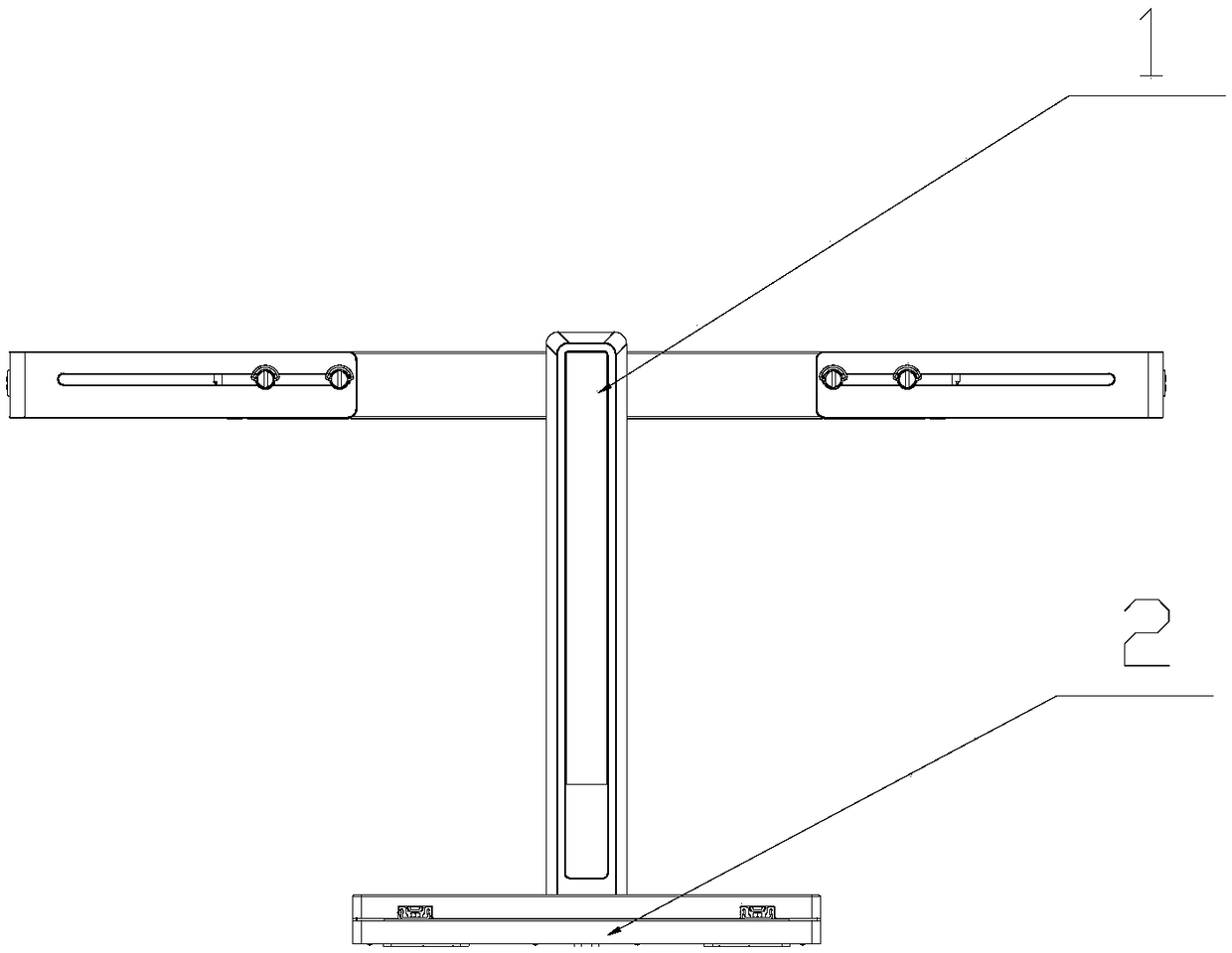 Slidable display screen base