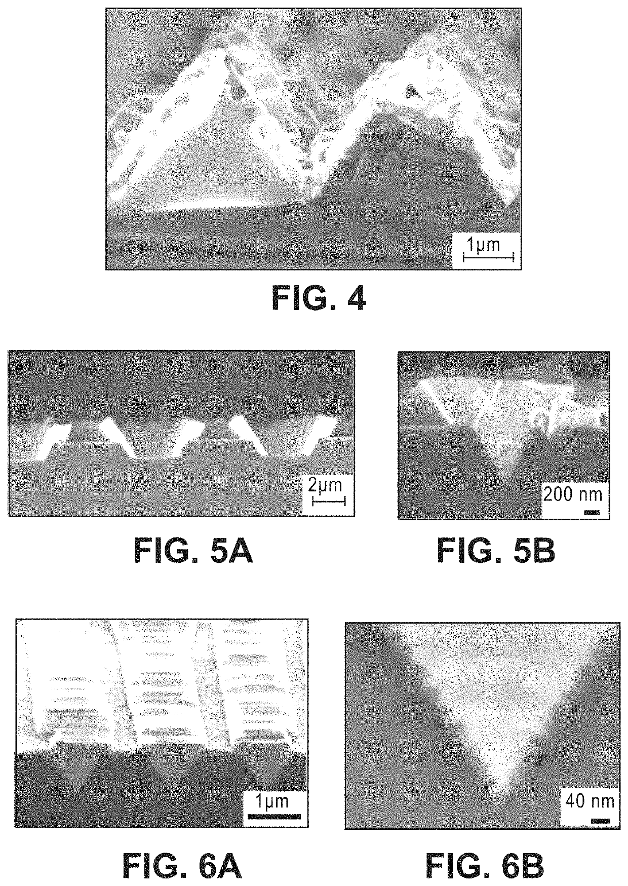 Growth of cubic crystalline phase structure on silicon substrates and devices comprising the cubic crystalline phase structure