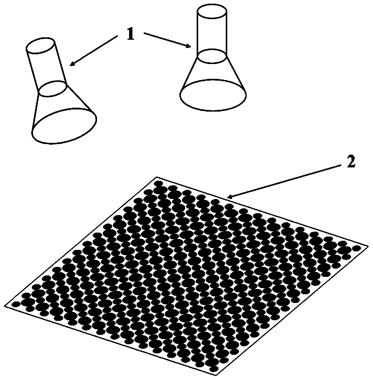 High-power-capacity dual-band elliptical patch reflective array antenna