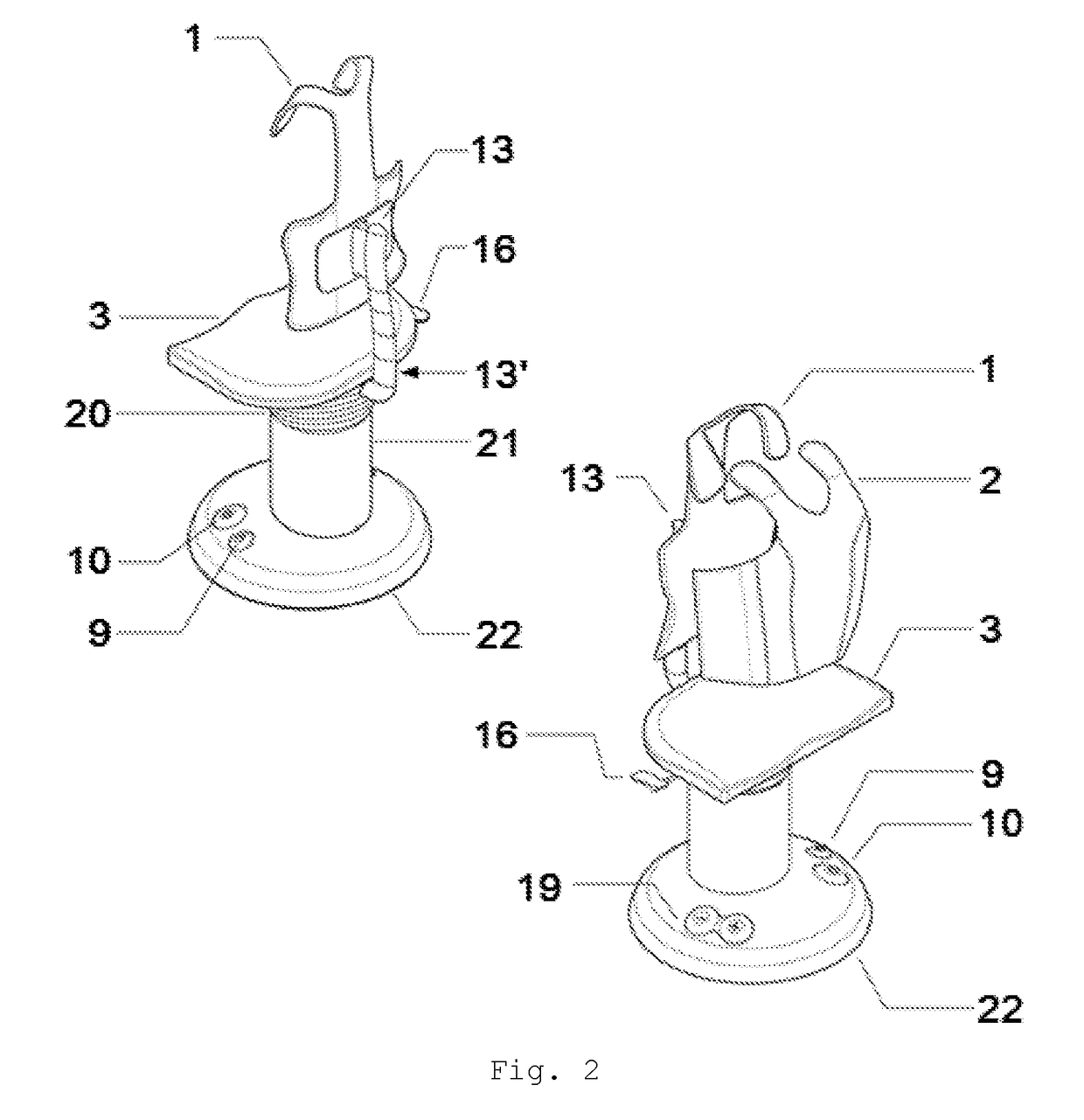 Body support device for surgery