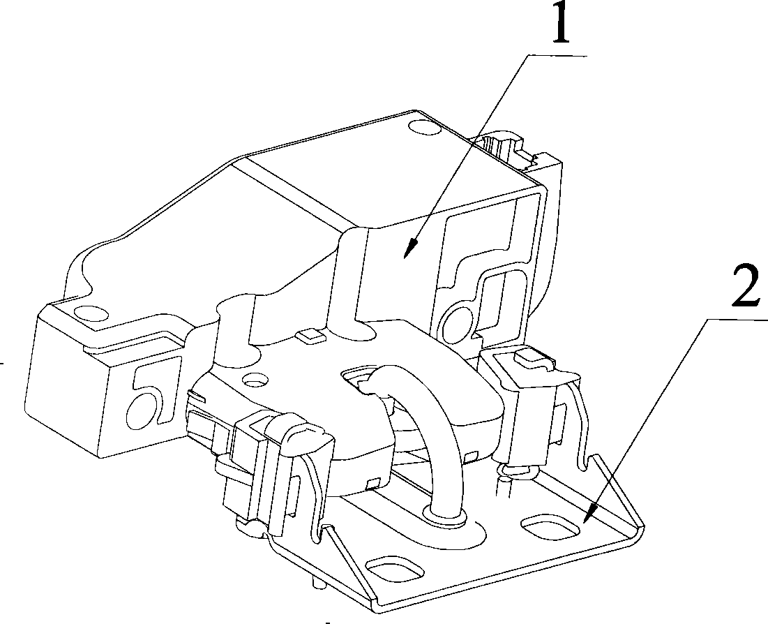 Car rear door lock