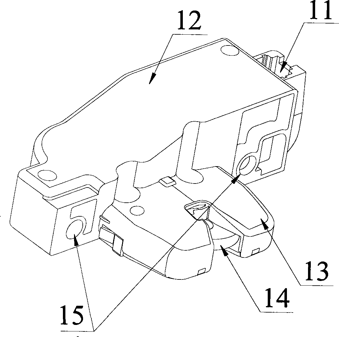 Car rear door lock