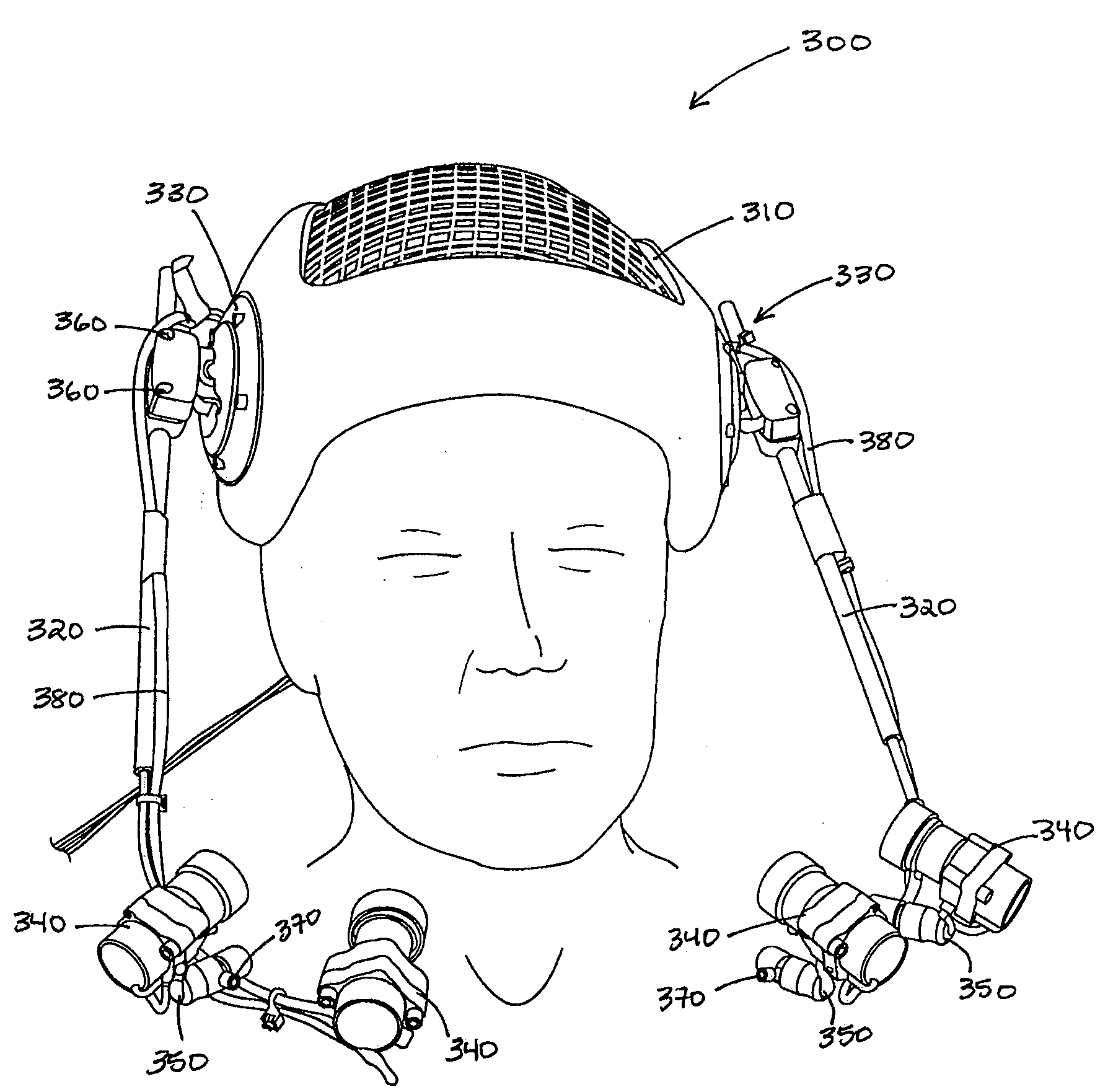 Mounting and bracket for an actor-mounted motion capture camera system