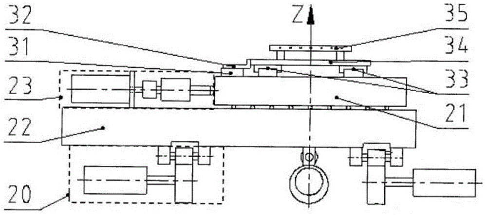 Precise positioning table capable of switching stations