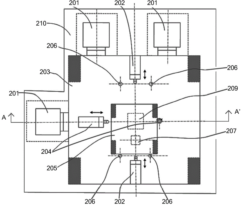 Precise positioning table capable of switching stations