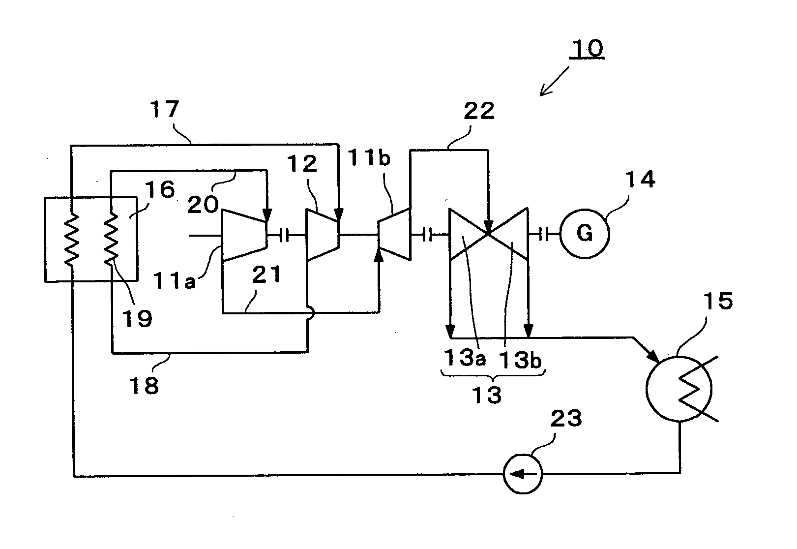 Steam turbine power plant