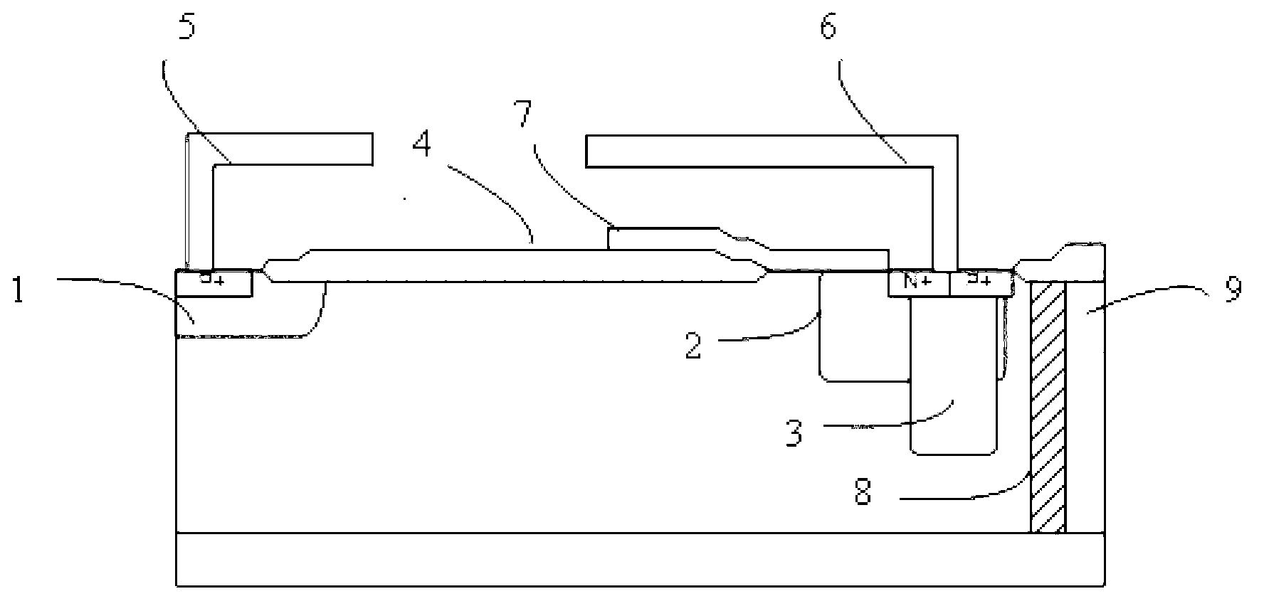 Double-gate SOI-LIGBT device with P-type buried layer