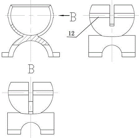 Bicycle umbrella device capable of being adjusted in multiple directions