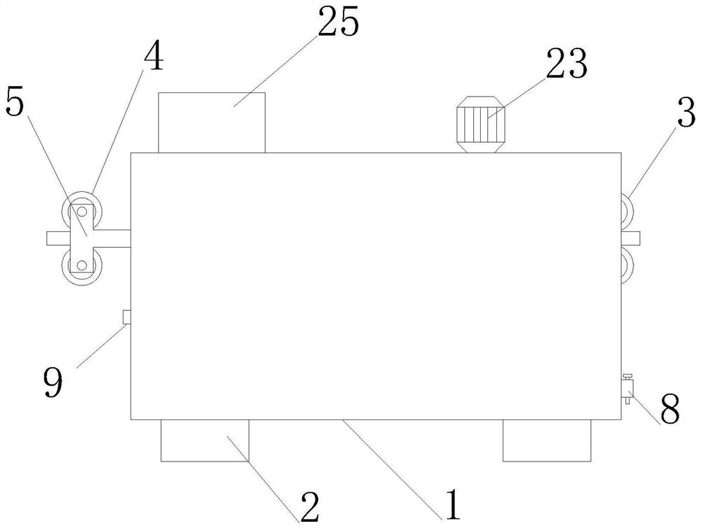 Thin film battery cleaning device