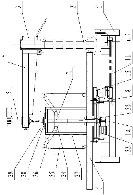 Engineering tire sidewall cutting machine