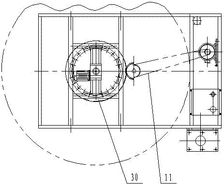 Engineering tire sidewall cutting machine