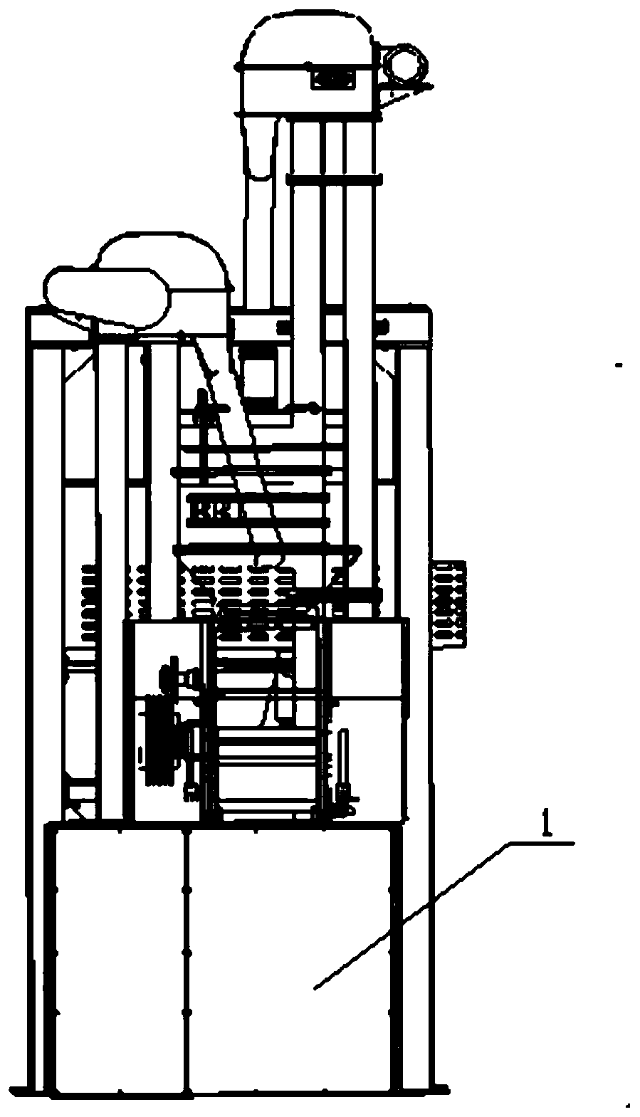 A small automatic feeding high square flat sieve flour machine