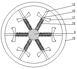 Material mixing device for concrete production