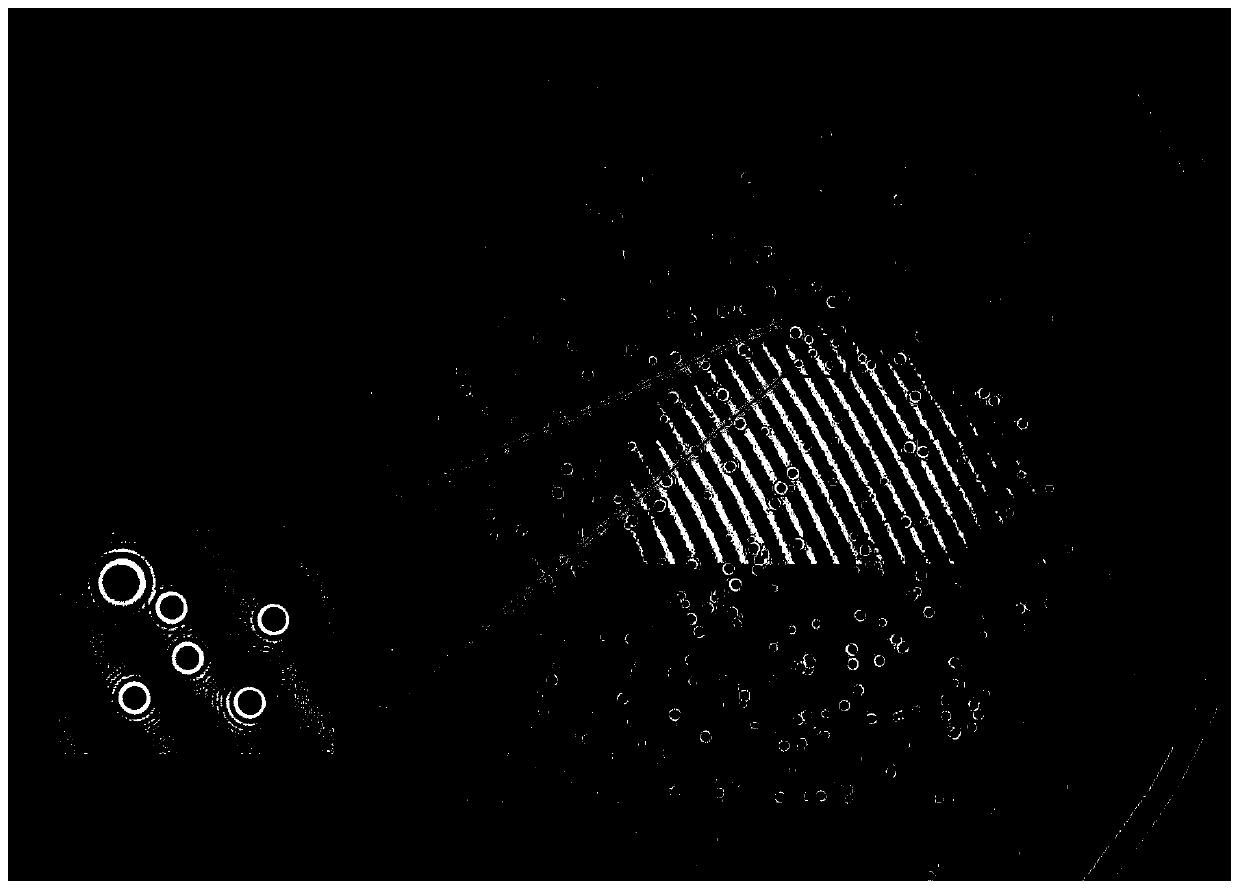 Lens-free holographic microscopic particle characterization method based on convolutional neural network