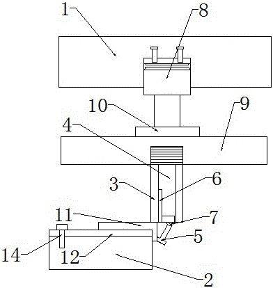 Fine adjustment bending device