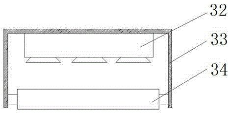 Ship deck painting device with flushing device