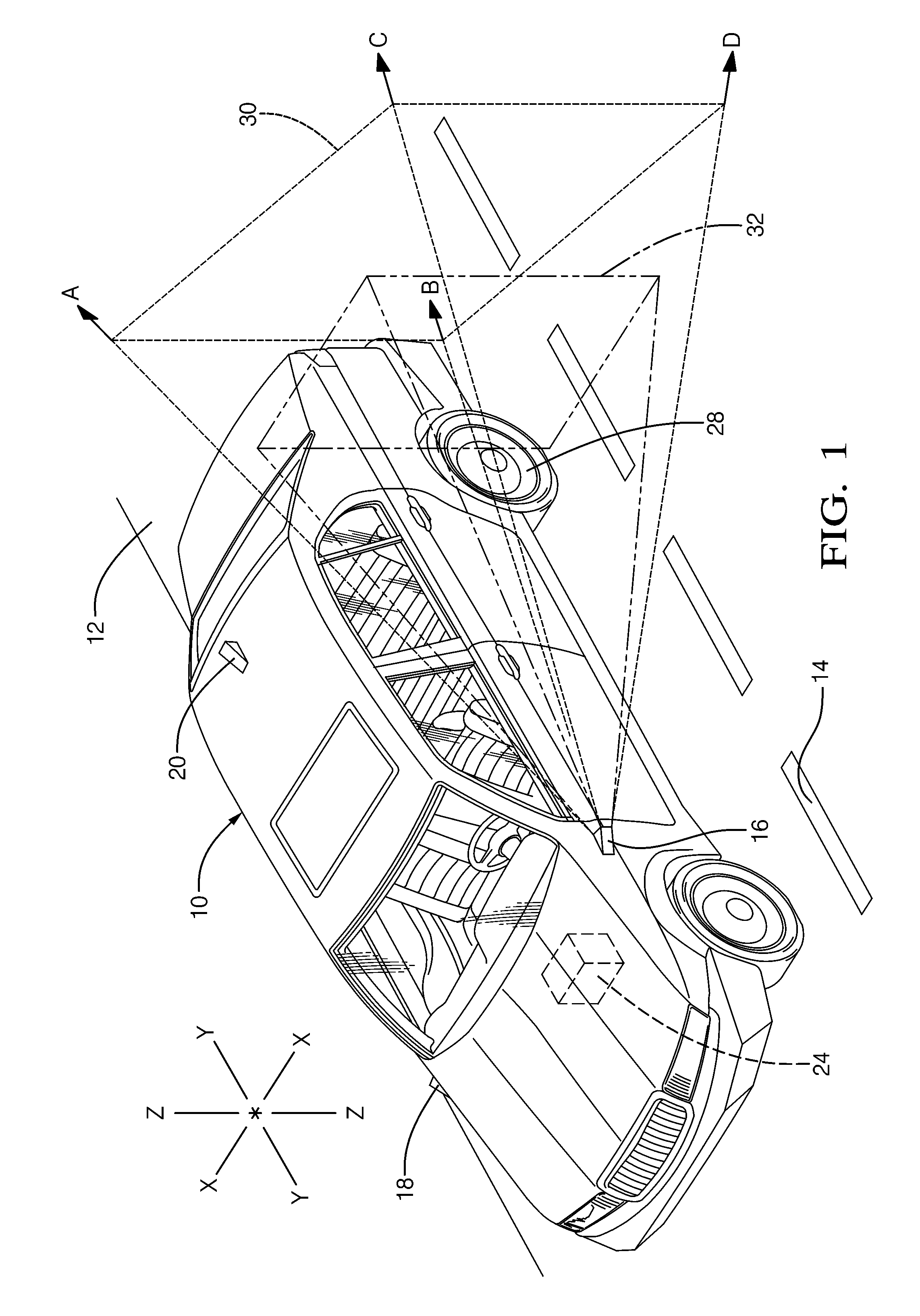 Electronic side view display system