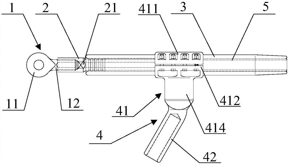 Strain clamp constructing method