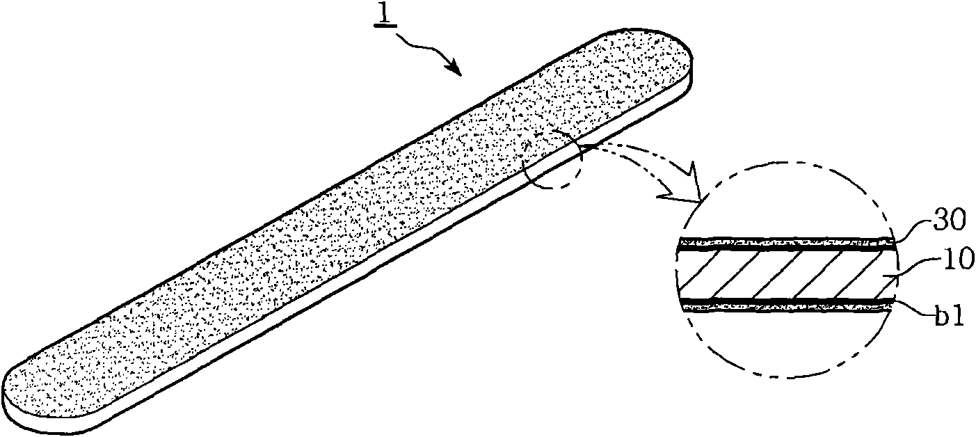 Nail file and method of manufacturing the same