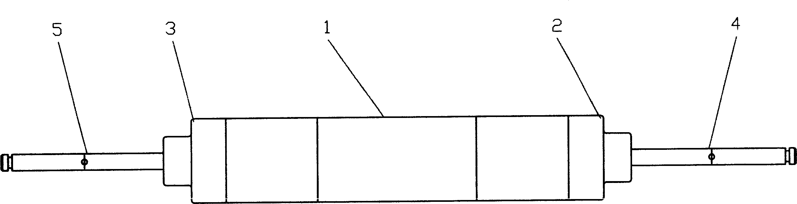 Motor with two-end output