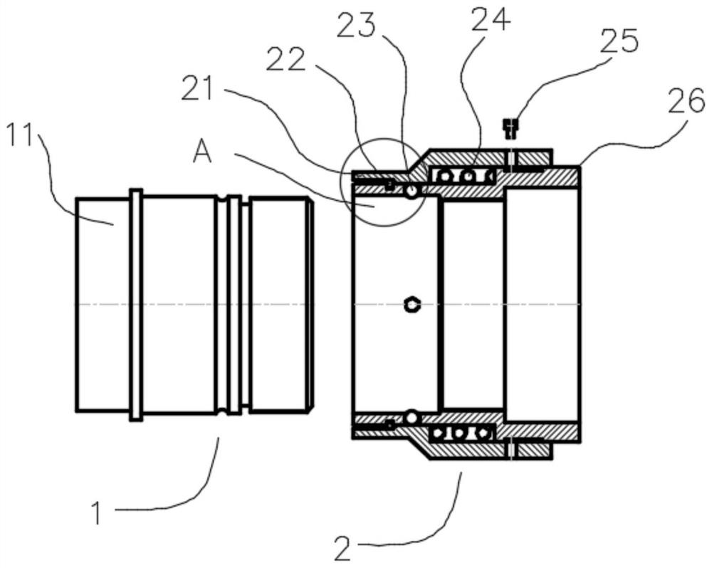 Double-locking electric connector