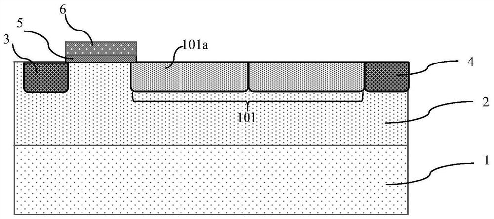 Planar power semiconductor device