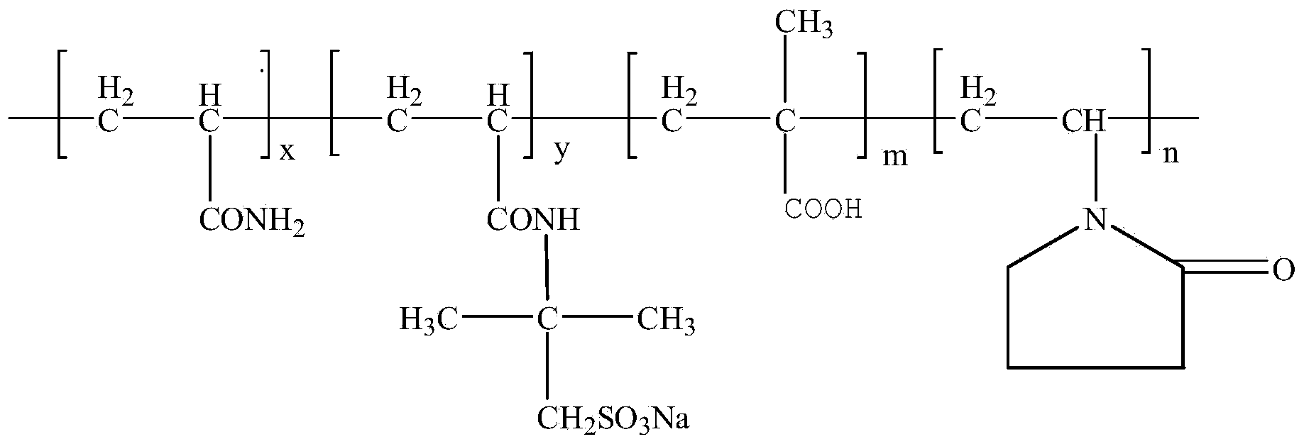 Modified acrylamide polymer fracturing fluid