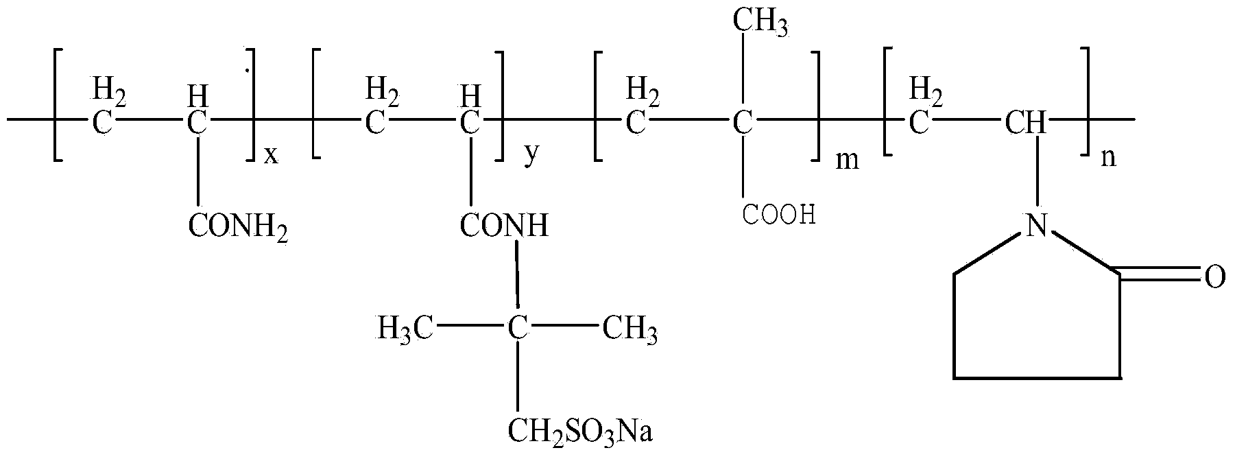 Modified acrylamide polymer fracturing fluid