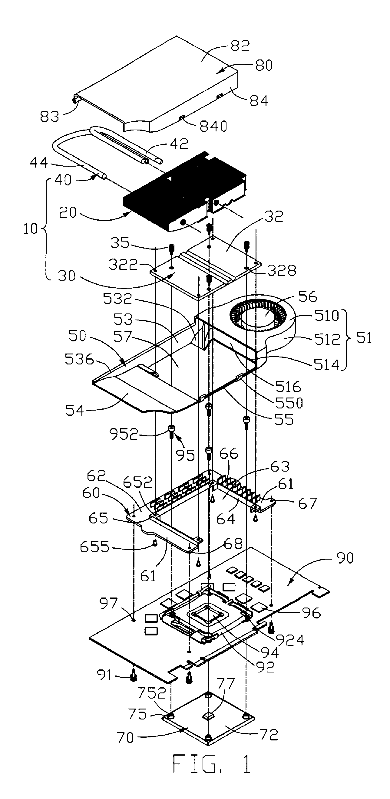 Video graphics array (VGA) card assembly