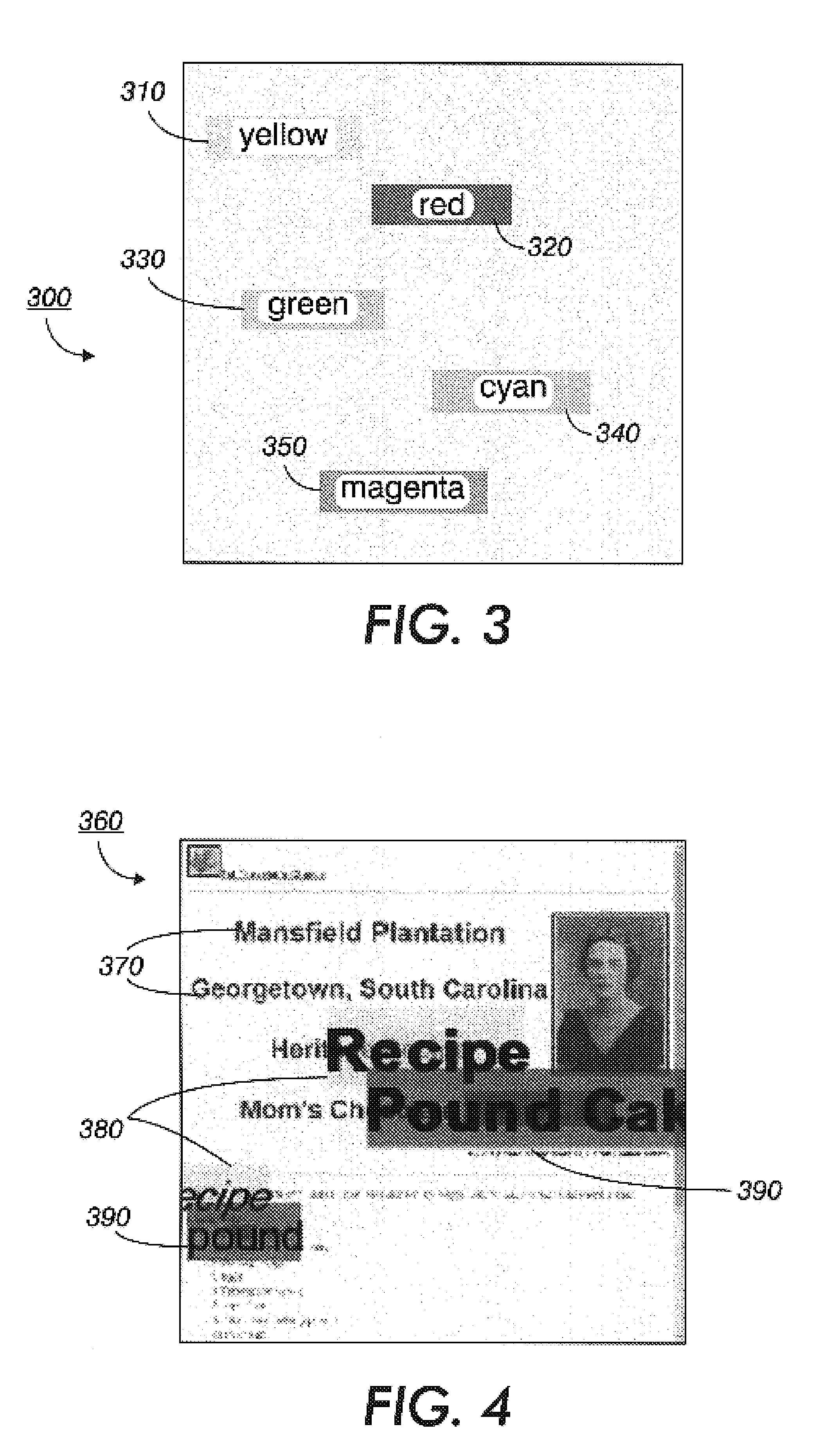 Systems and method for automatically choosing visual characteristics to highlight a target against a background