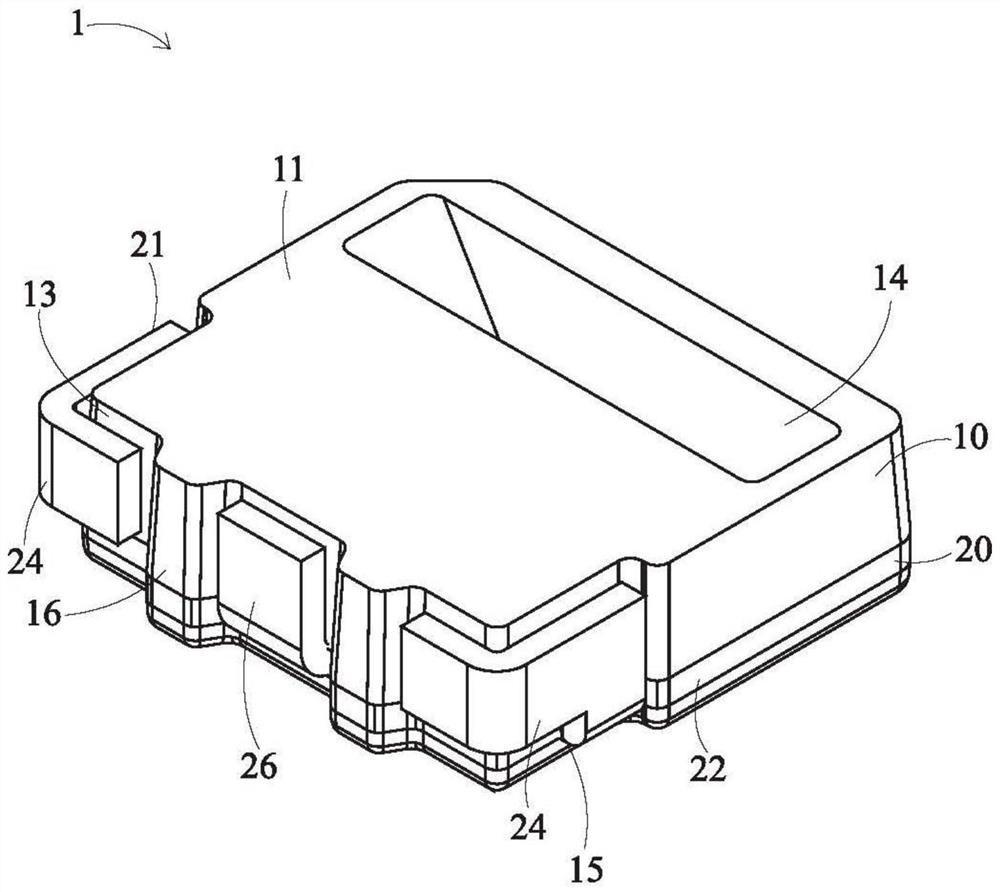 A packaging support structure and a light emitting device including the packaging support mechanism