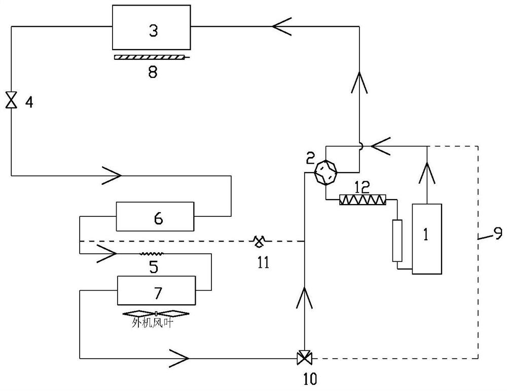 Heat pump air conditioning system and its control method