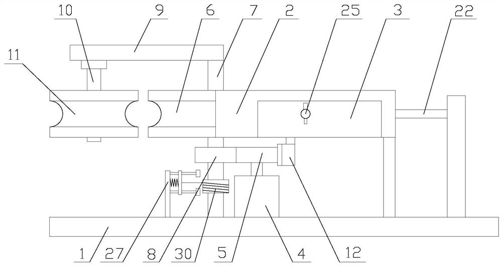 Metal pipe bending device with protection function