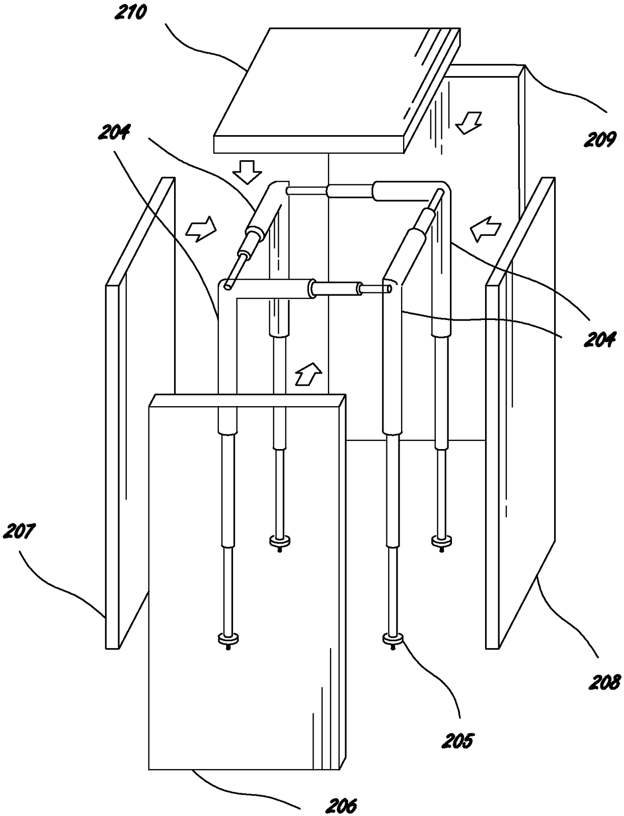 Testing device and testing method for fire propagation characteristic for building exterior wall thermal insulation board