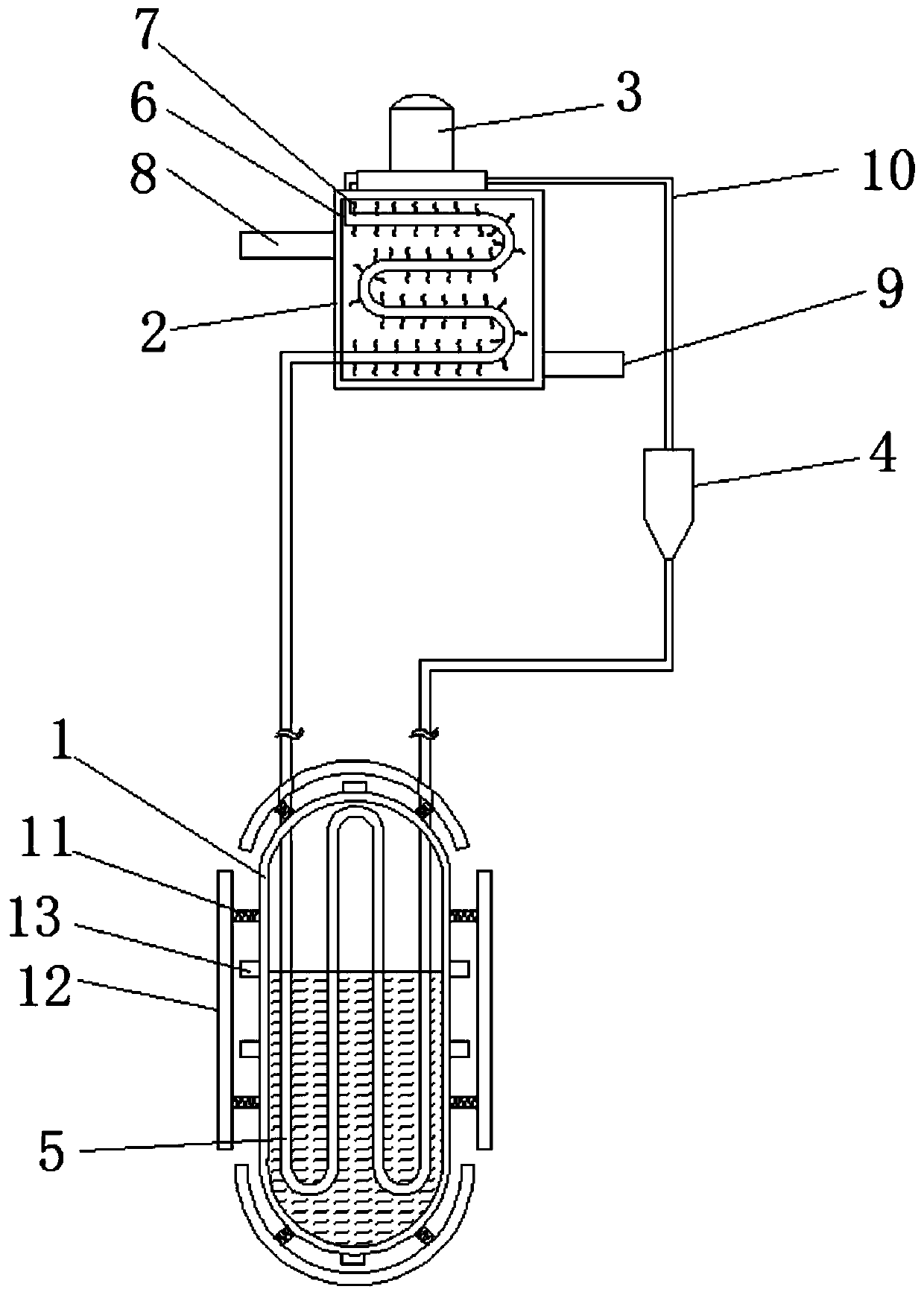 Novel geothermal energy efficient heat exchange device