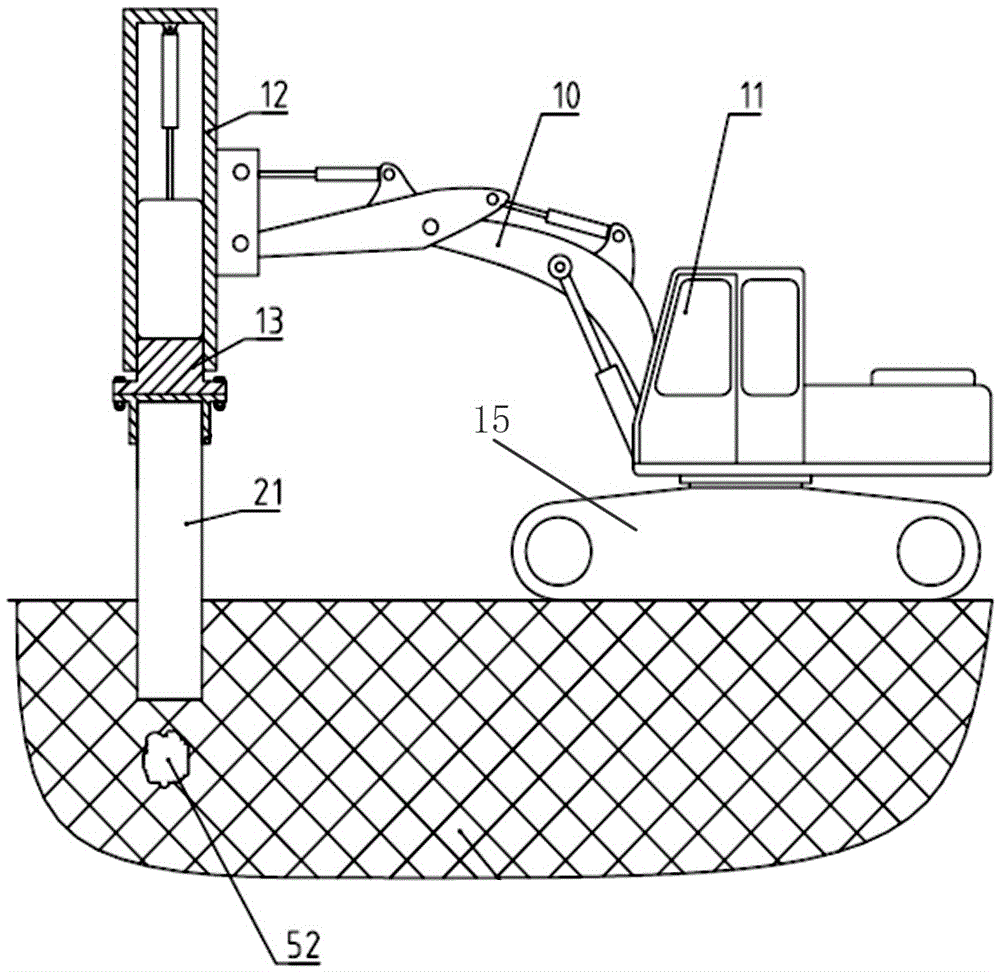 Equipment and method for reinforcing dike