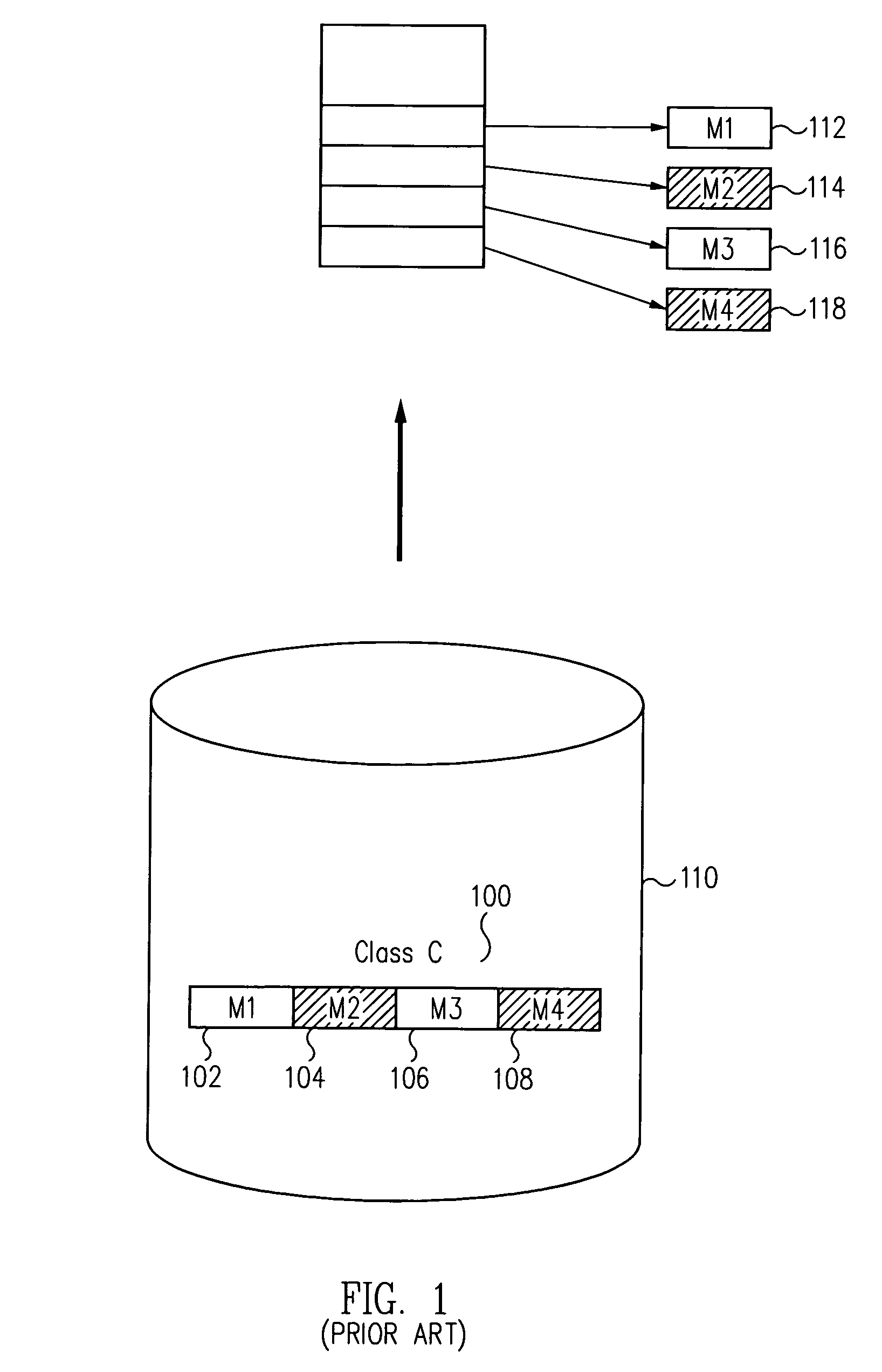 Reducing the memory footprint of applications executed in a virtual machine